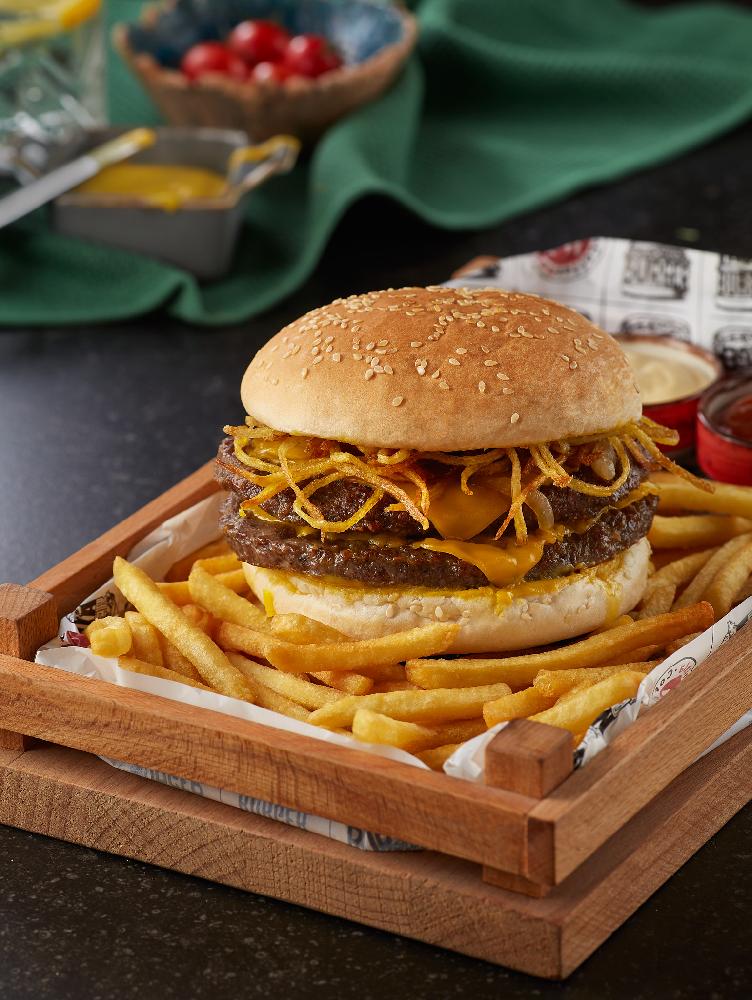 Saman Kartoflu Double Burger