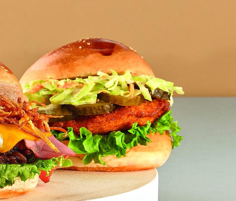 Çıtır toyuq Burger