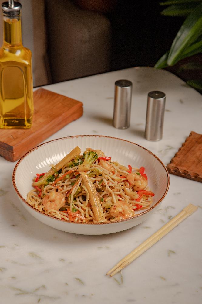 KREVETLİ  NOODLE 