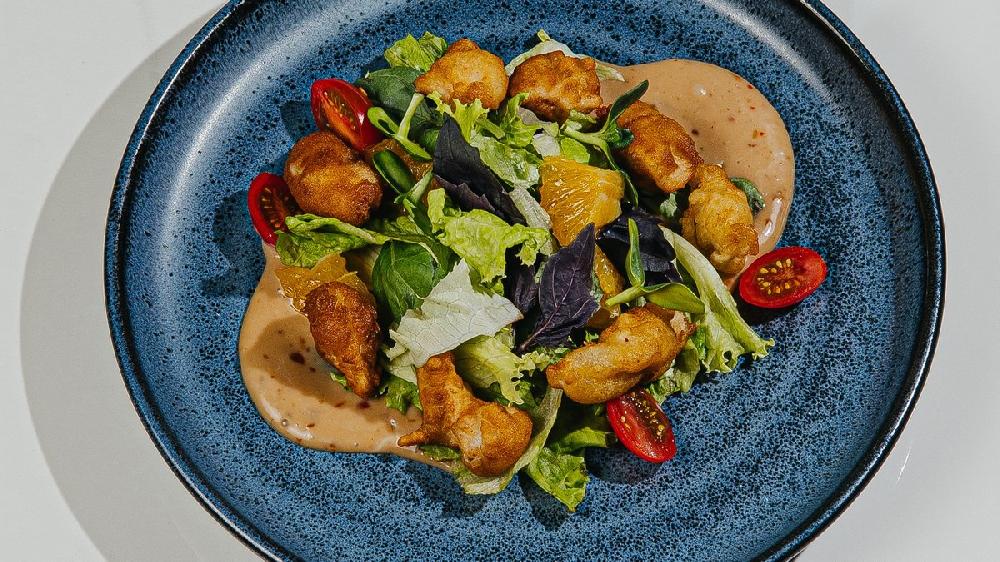 Pop-cron krevetka  salatı