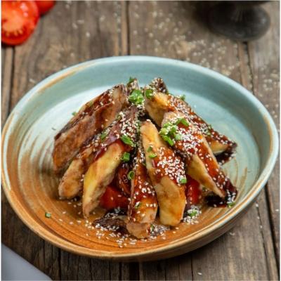 Xırt Xırt badımcan salatı 