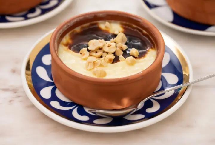 Fırında südlac (düyü pudingi)