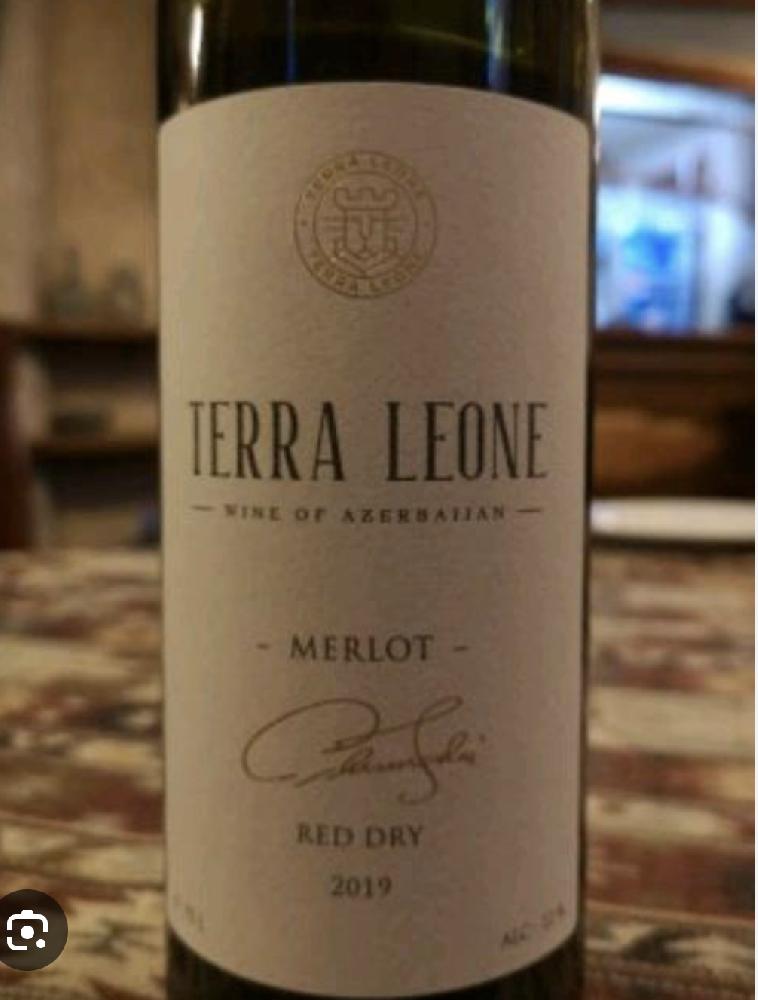 Terra Leone  Merlot red semi sweet