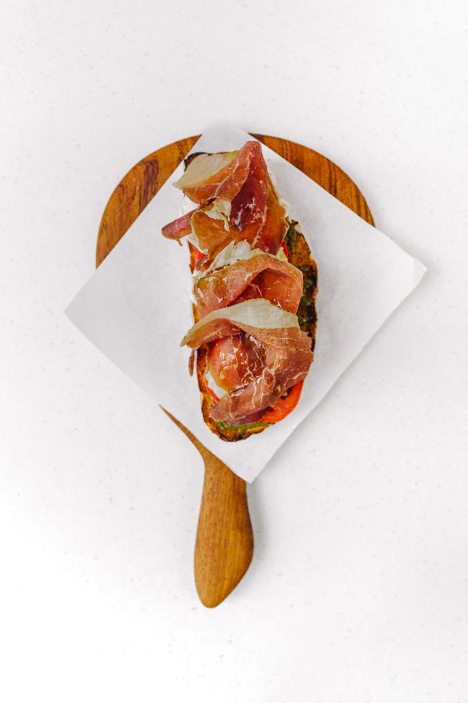 Bruschette caprese Con Prosciutto (180qr)