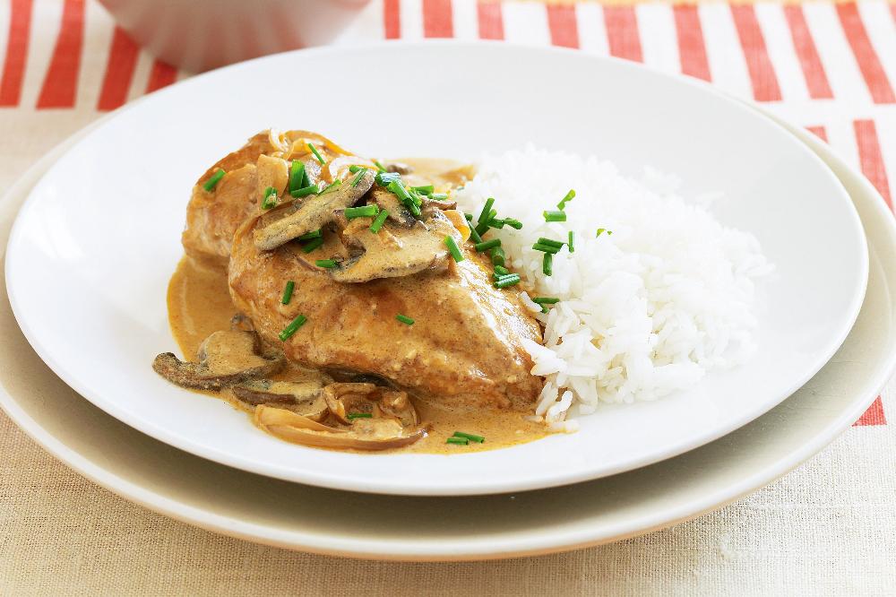 Chicken stroganoff 