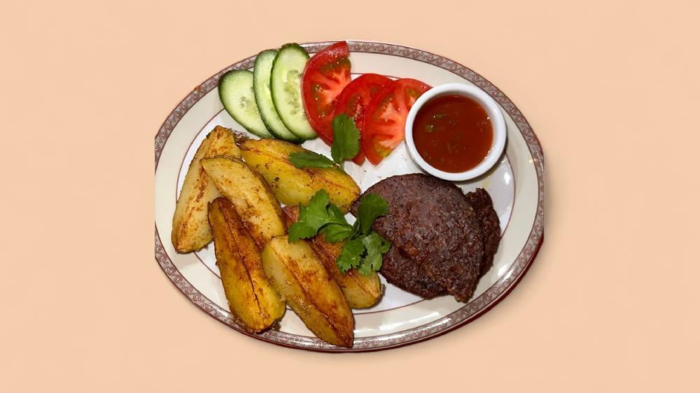 Kotlet – VEGAN – tərkibində soğan var