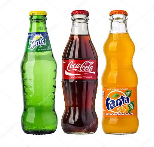 Cola Zero / Cola / Fanta / Sprite
