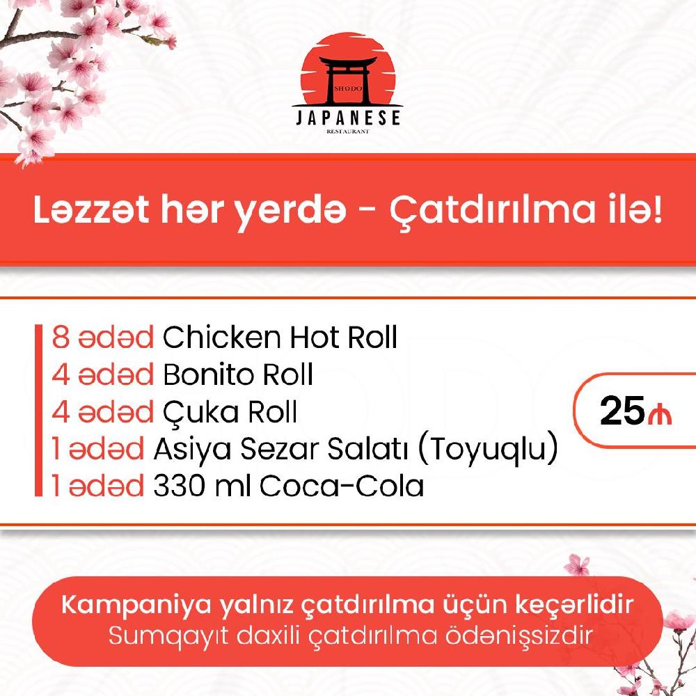 Ləzzət hər yerdə!
