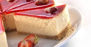 Çiyələkli cheesecake