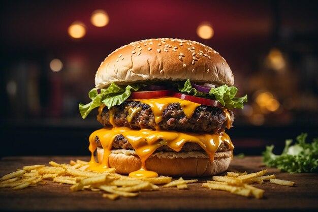 Acılı dana burgeri