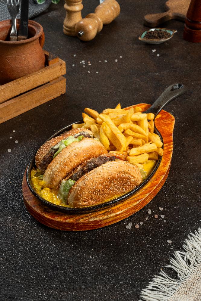 Pendirli ət burger