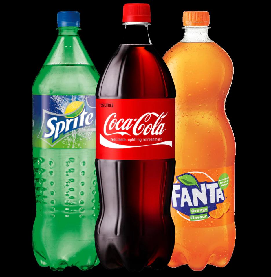 Kola/Fanta/Sprite 1 litr