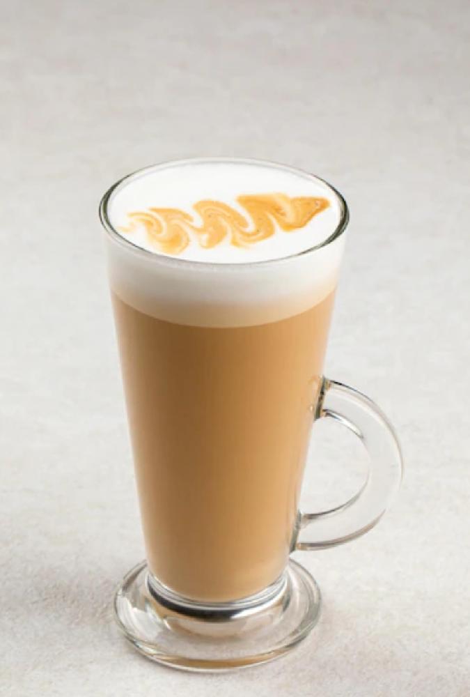 Latte with caramel