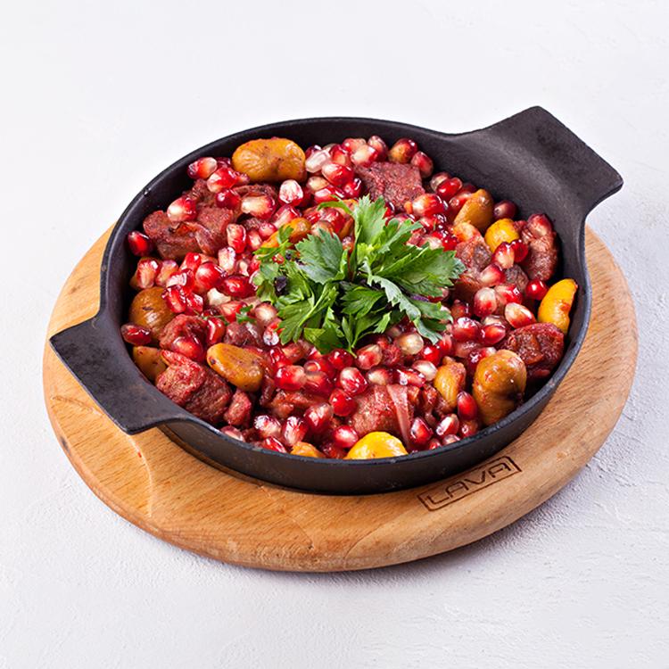 Albalı Can əti qovurma