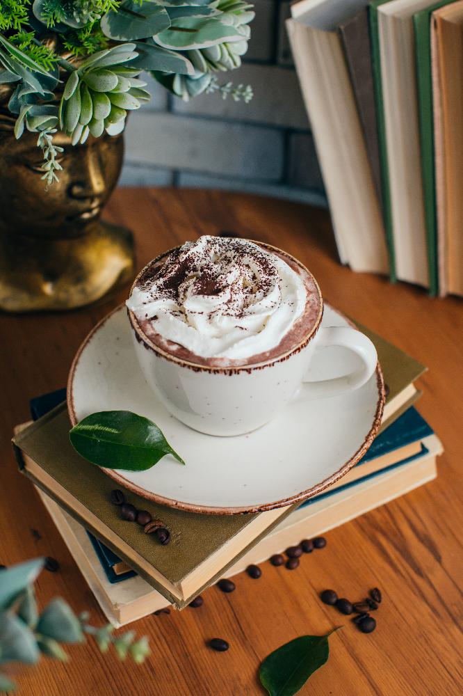 HOT CHOCOLATE WITH CREAM