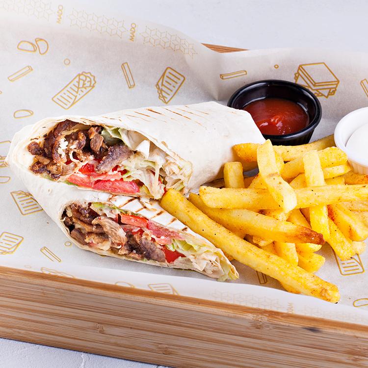 Sezar Roll + Kartof Fri