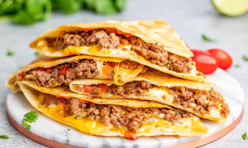 Quesadila ətlə