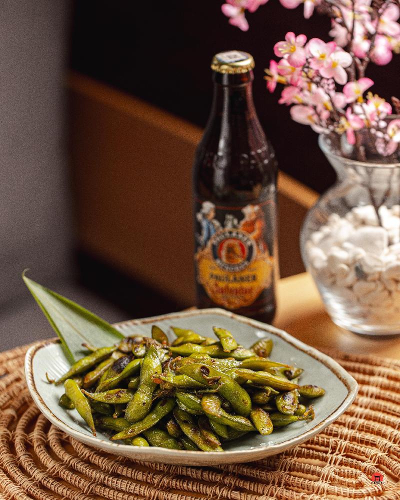 Edamame qızardılmış