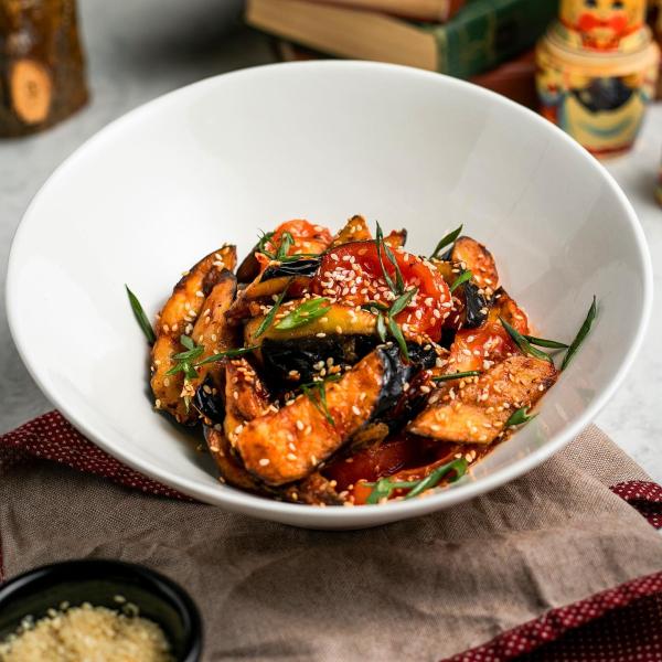 Xırt-Xırt badımcan salatı