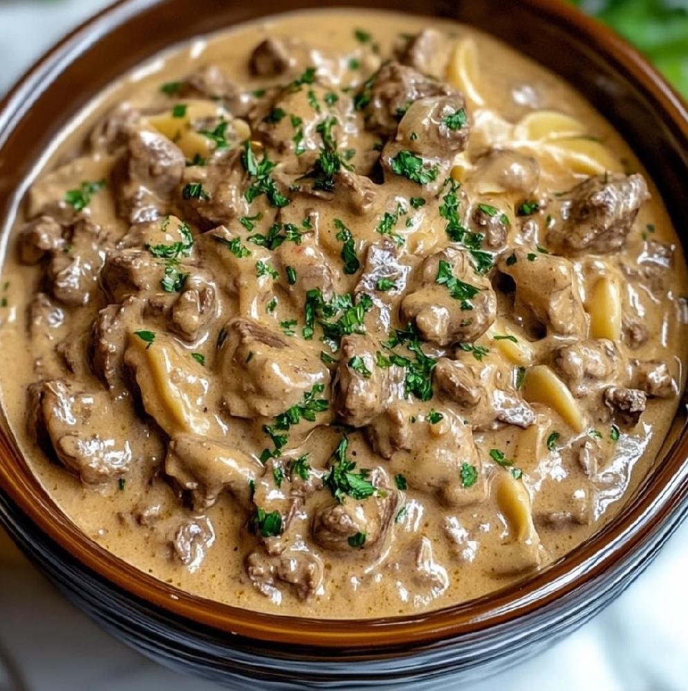 Beef straganoff