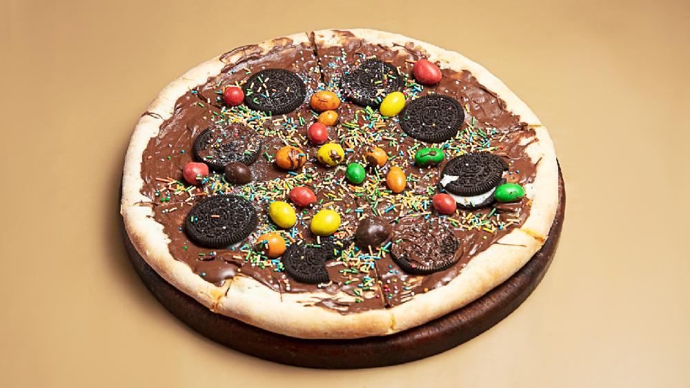 Pizza şokoladlı
