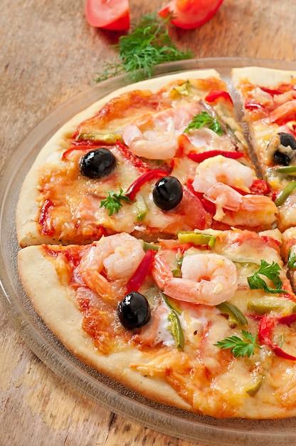Krivetli pizza