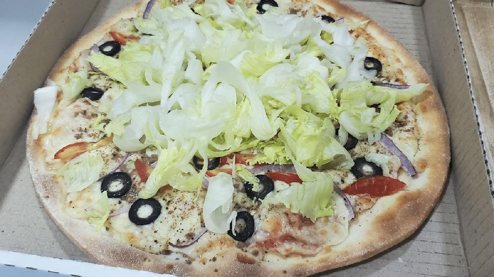 Taco pie pizza