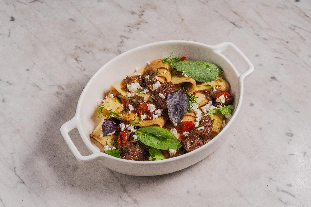 “PACCHERI” PASTASI – DANA ƏTİ VƏ FETA İLƏ