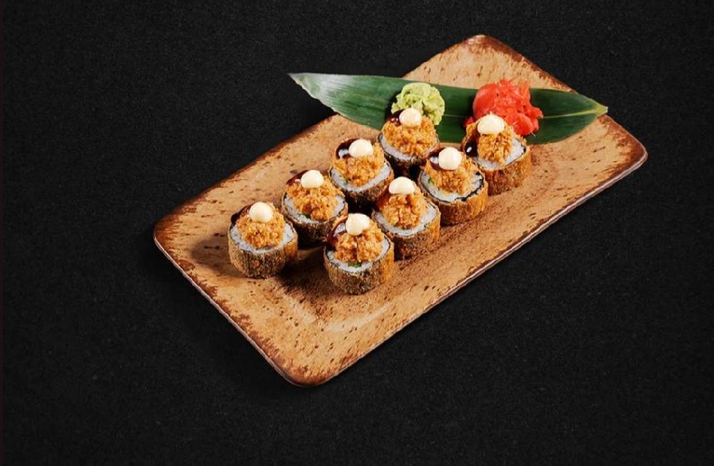 KREVETLİ VOLCANO ROLL 8 ədəd
