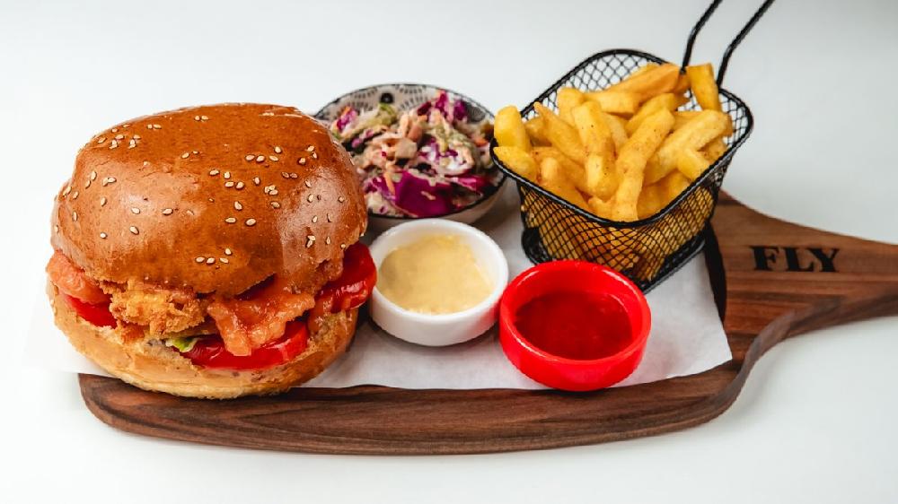 Filete burger + Kartof free
