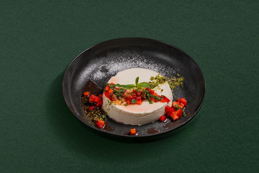 Panna Cotta Çiyələkli