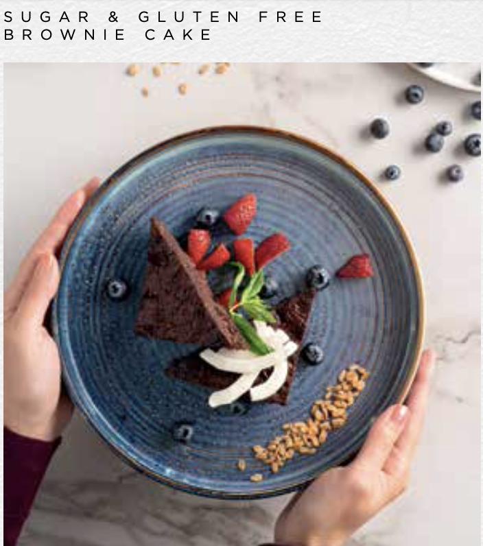 Qlütensiz və Şəkərsiz Brauni