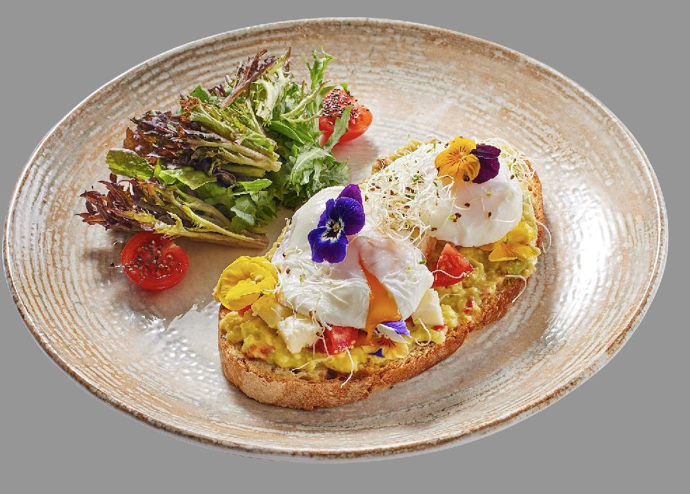 Avokado Əzməsi ilə Poşet Yumurta