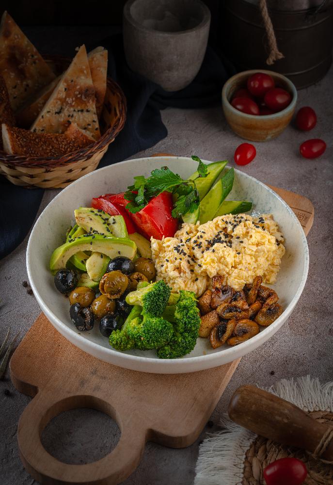 FIT Scrambler səhər yeməyi boşqabı