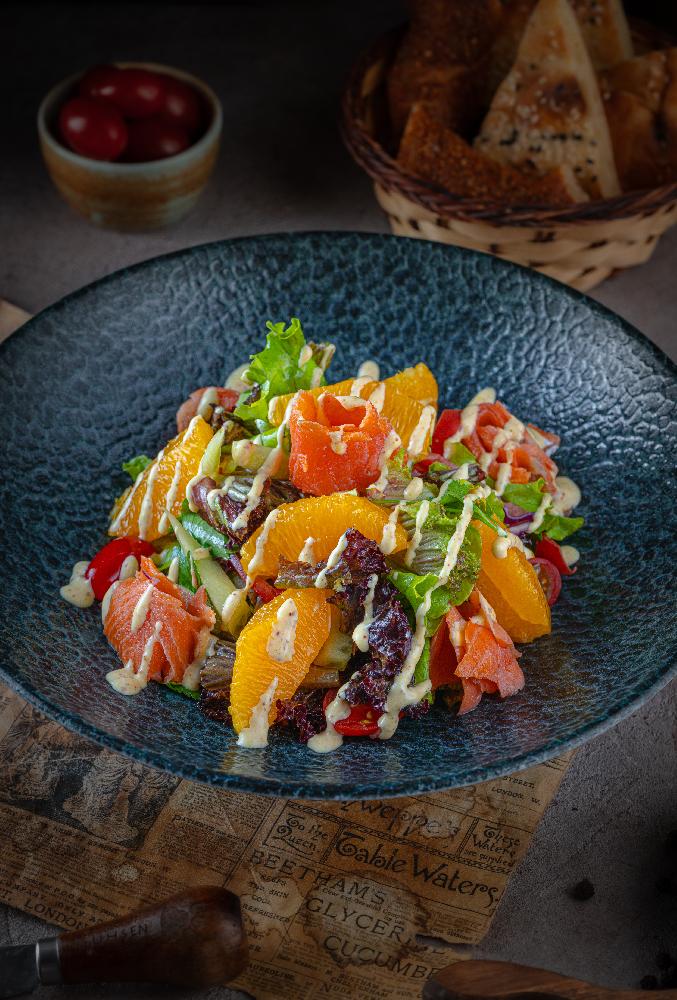 Ballı Xardallı Somon Salatı 