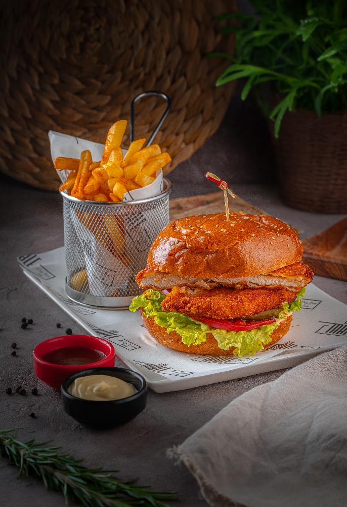 Toyuq burger