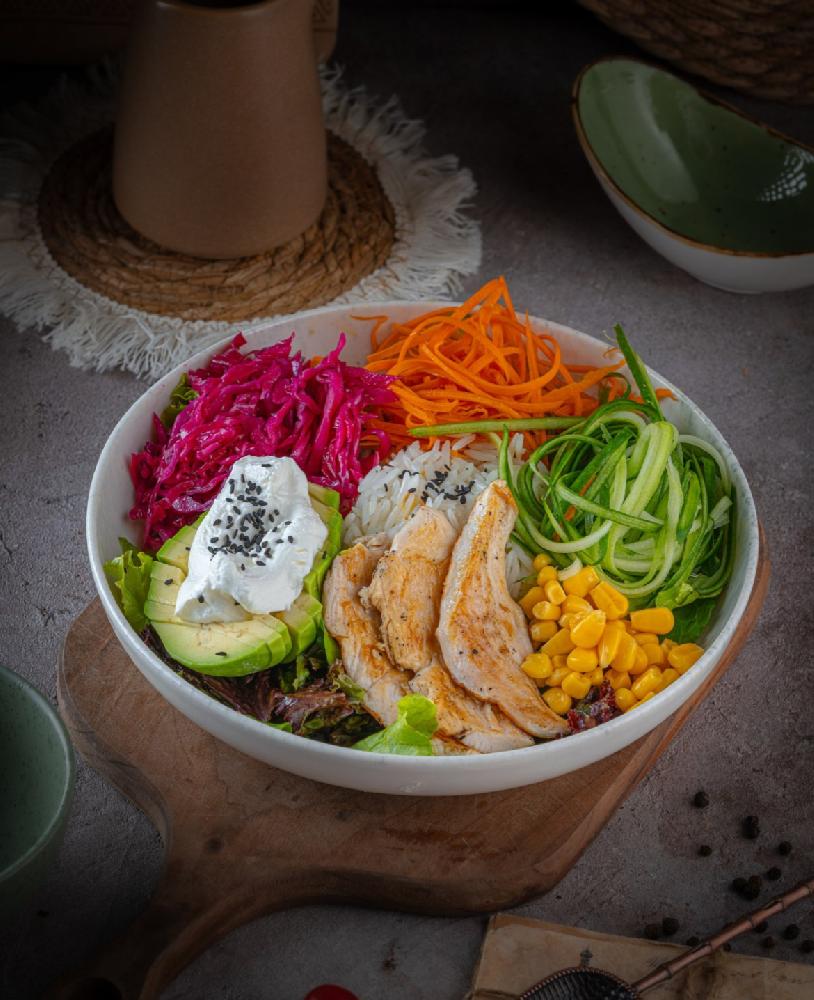 Fit tavuk bowl
