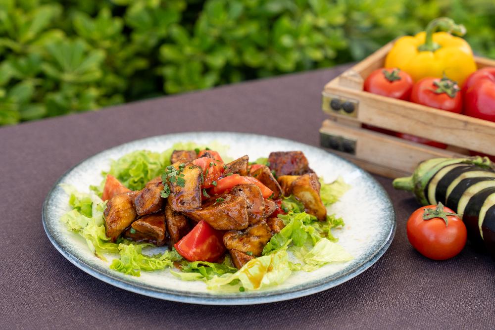 Xırt-xırt Badımcan Salatı  