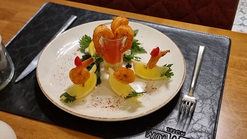 Qızardılmış krevetka