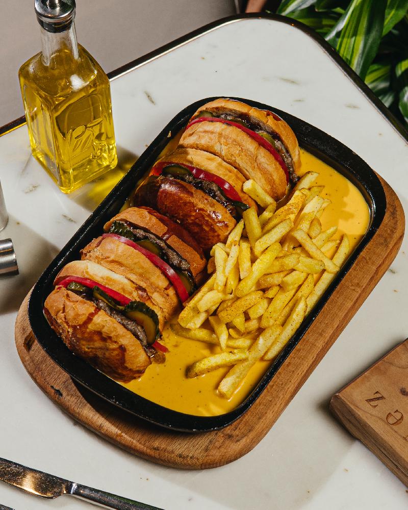 CHEDDAR SOUSLU BURGER (2 nəfərlik) 