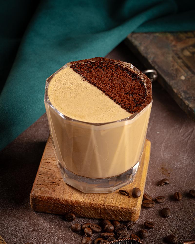 Halva latte