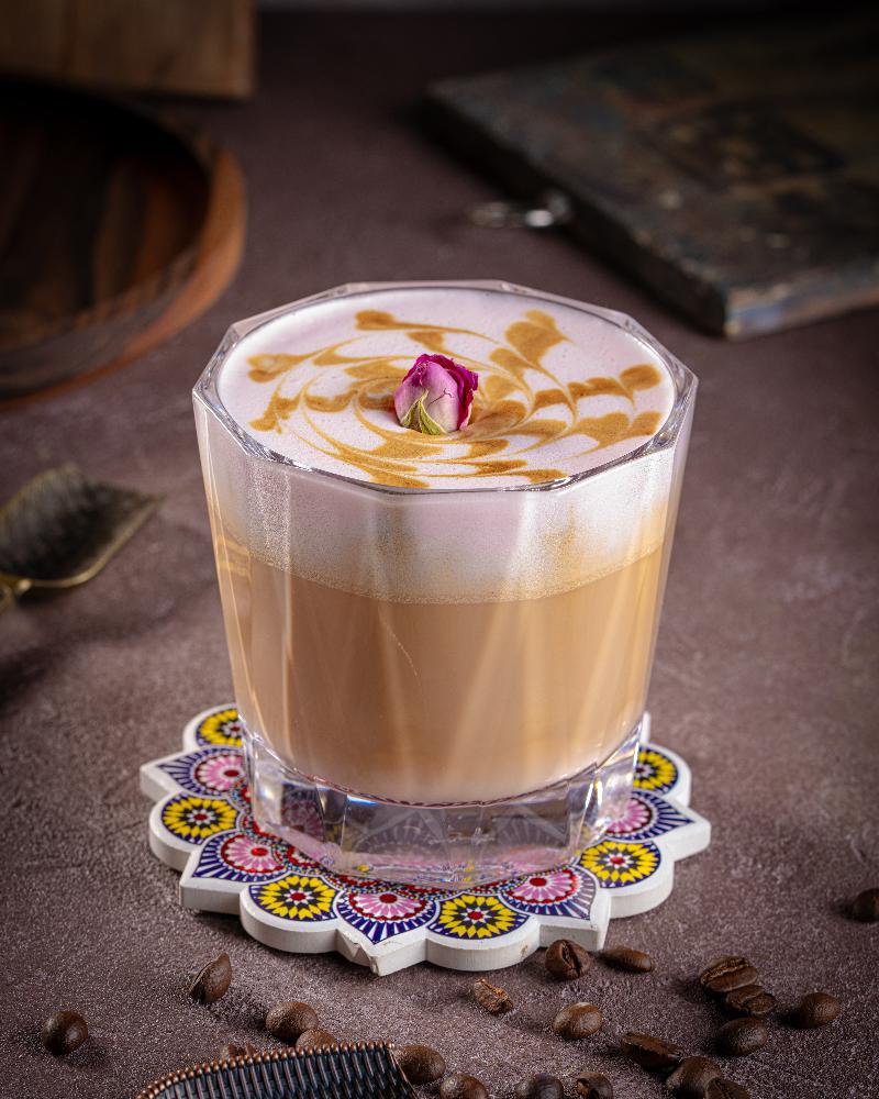 Rose latte