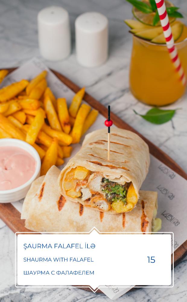 ŞAURMA FALAFEL İLƏ 🌱