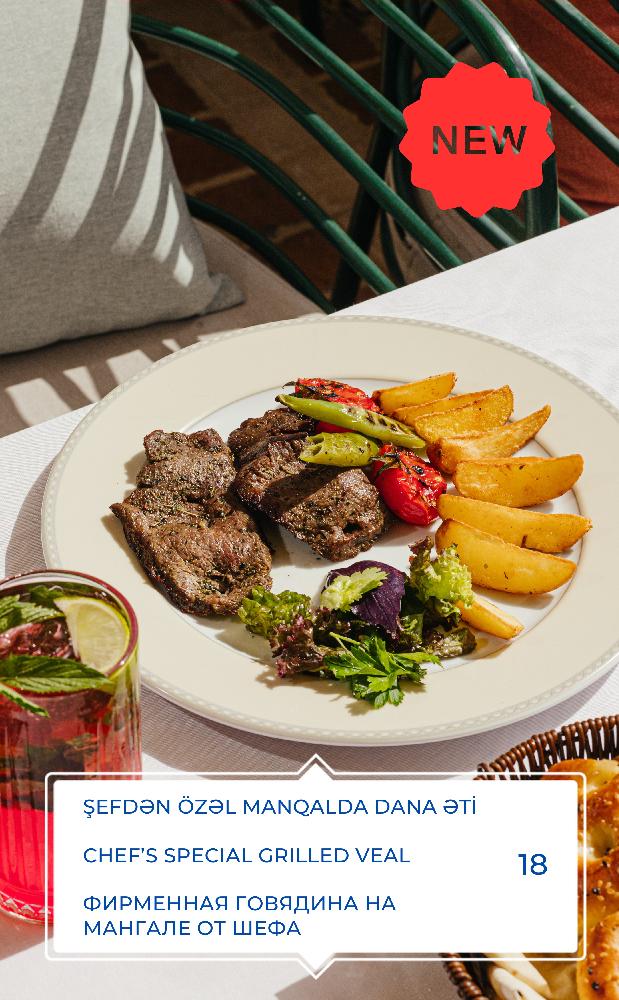 ŞEFDƏN ÖZƏL MANQALDA DANA ƏTİ 