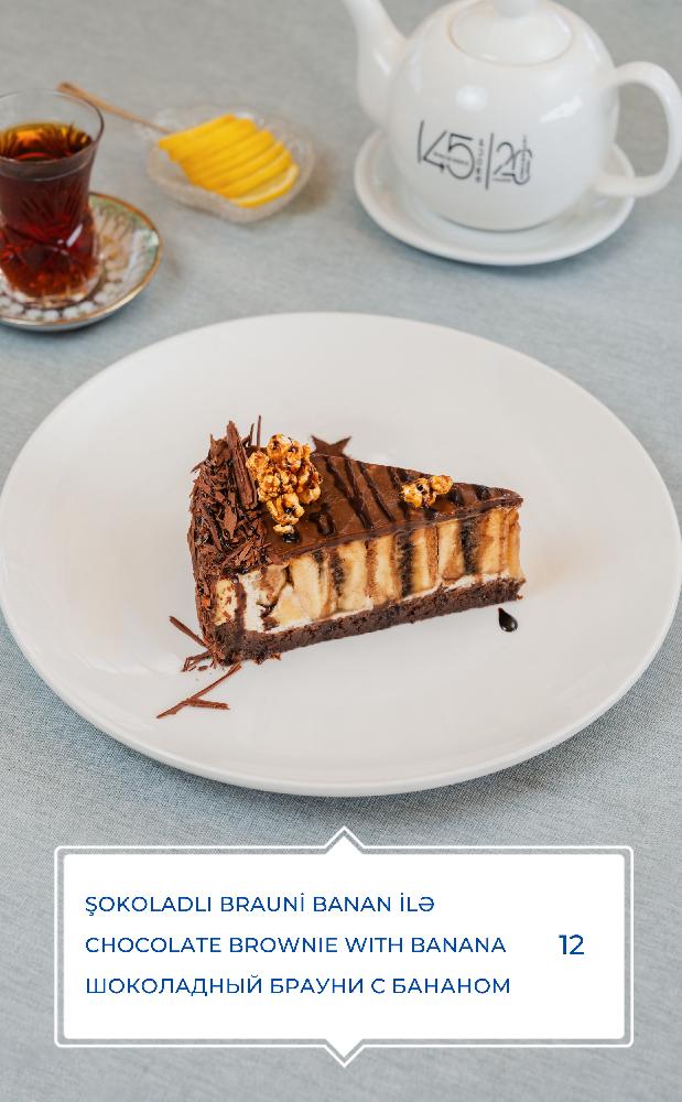 ŞOKOLADLI BRAUNİ BANAN İLƏ 