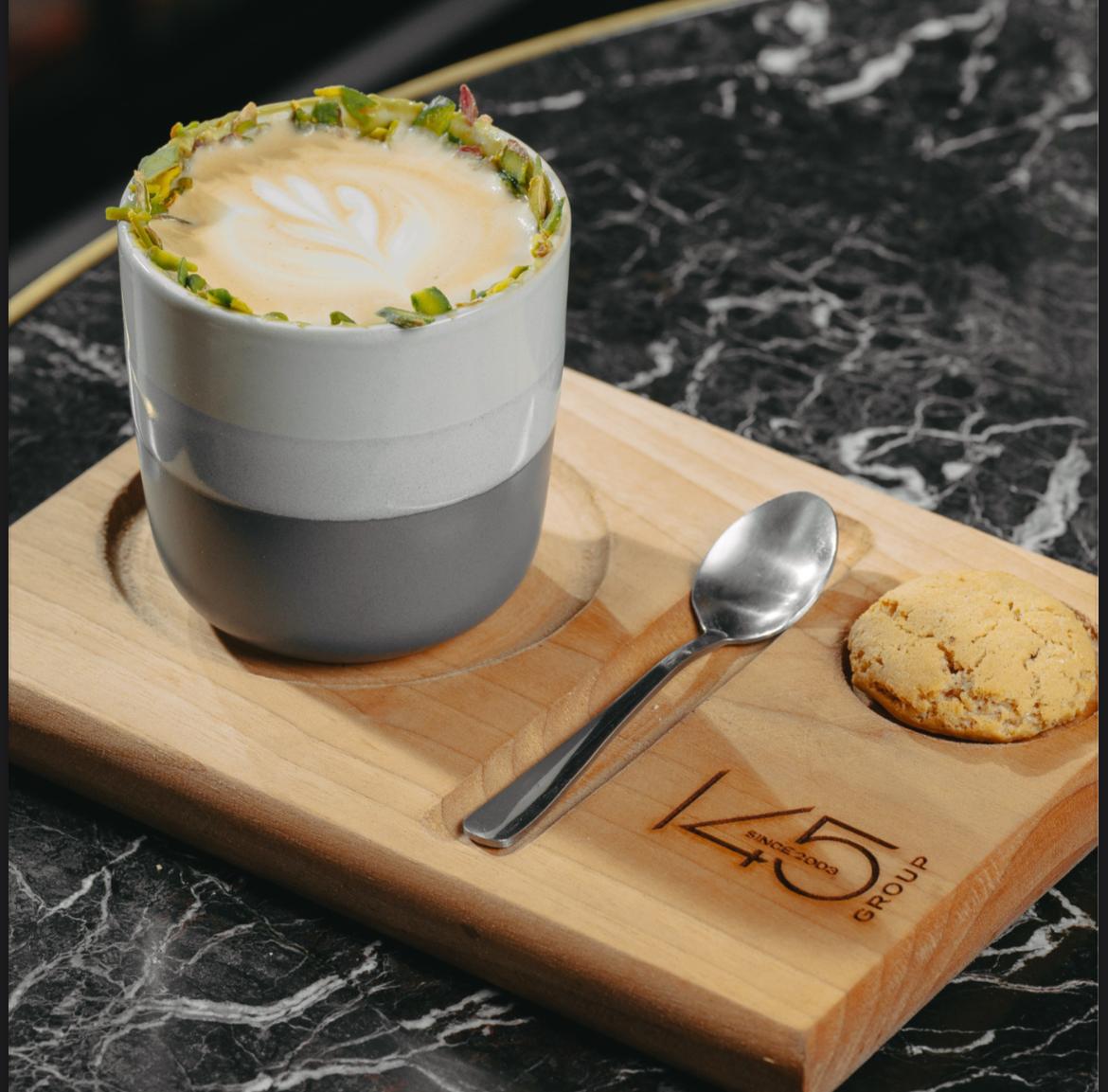PEANUT & HALVA LATTE