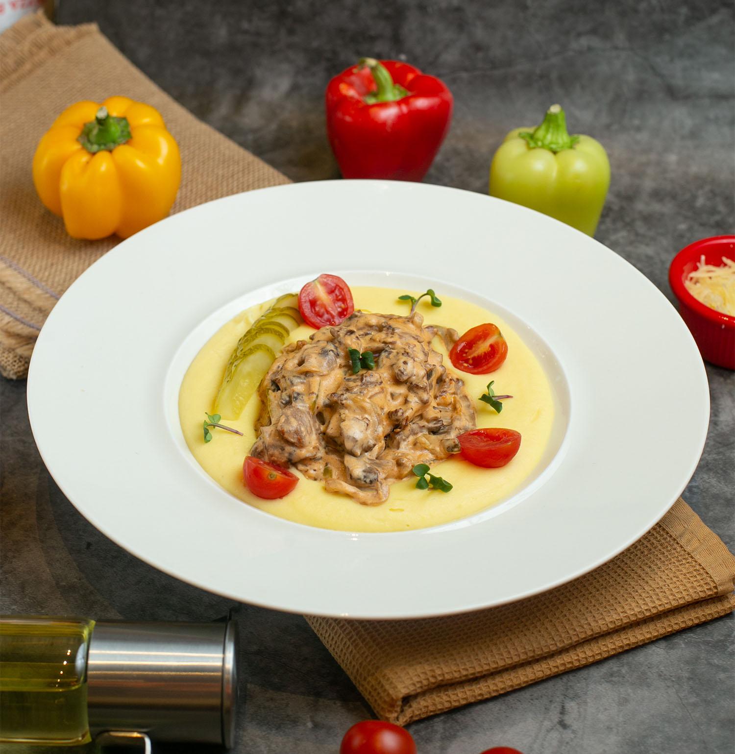 Chicken stroganoff