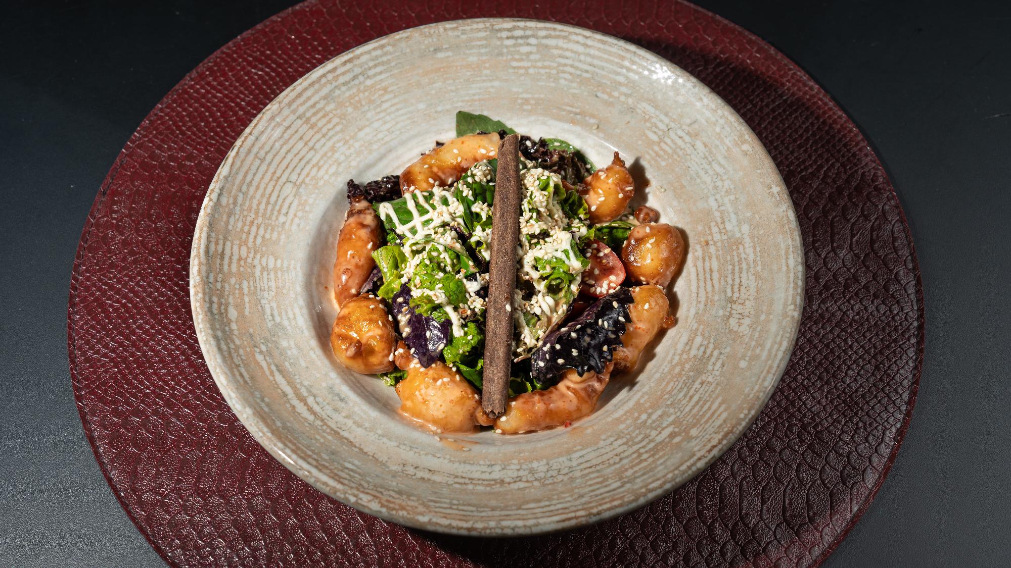 Popkorn salatı 