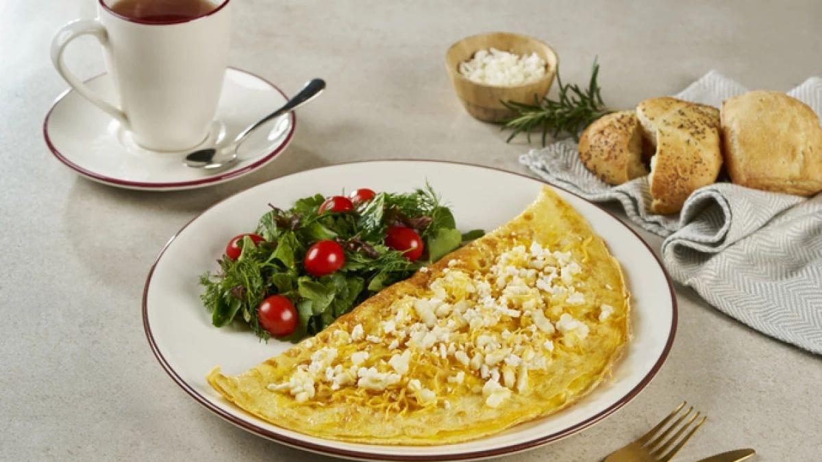 Dörd pendirli omlet