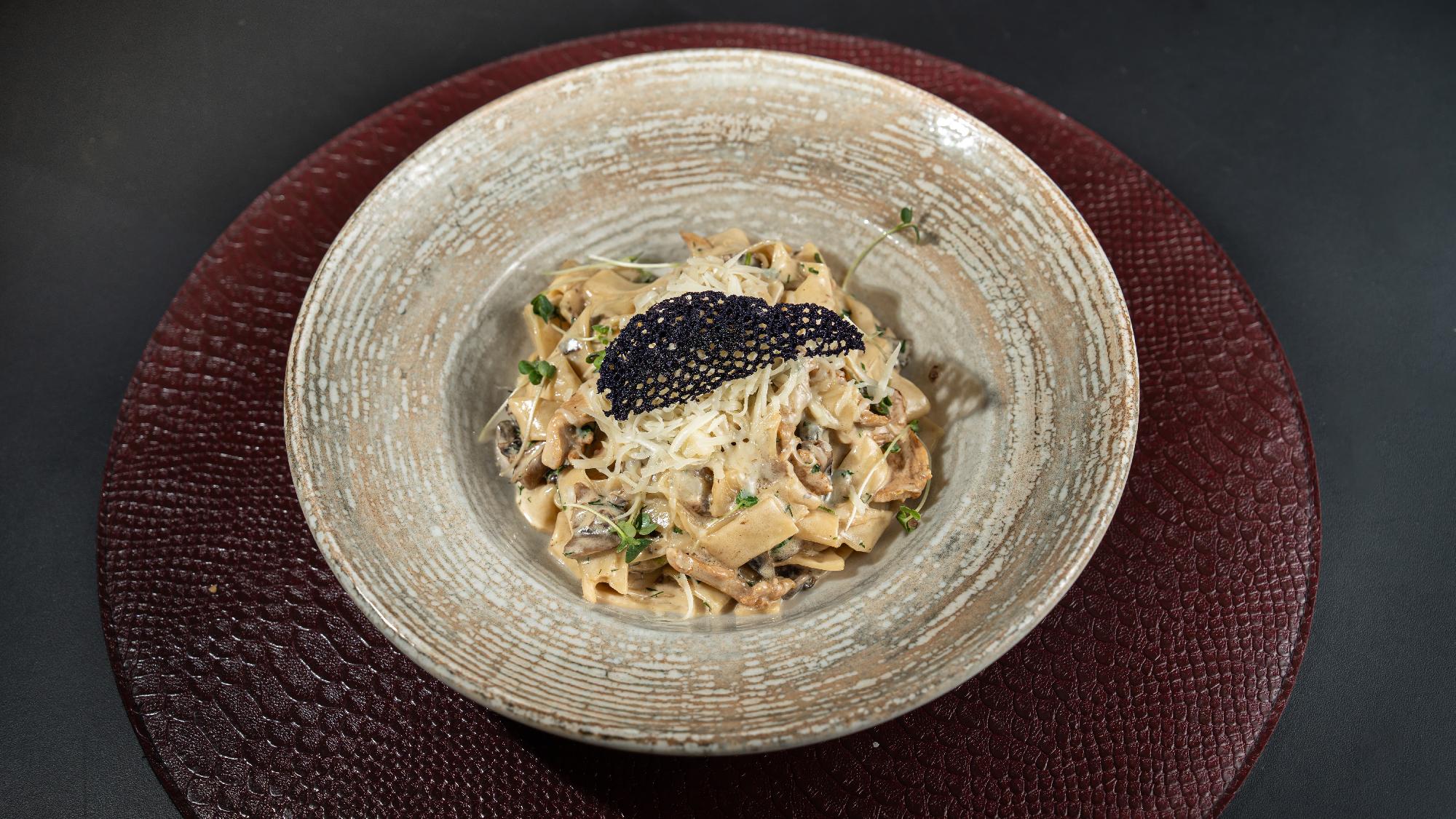 Fettuçini krevetli 